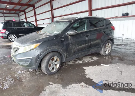2013 Kia Sportage Lx from USA, damaged, VIN KNDPBCA29D7355403